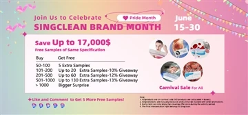 Месецът на гордостта × Месецът на марката Singclean идва!